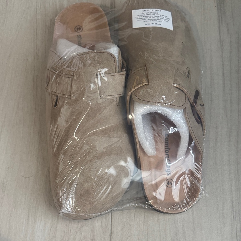 comfort clogs men suede shoes NEW